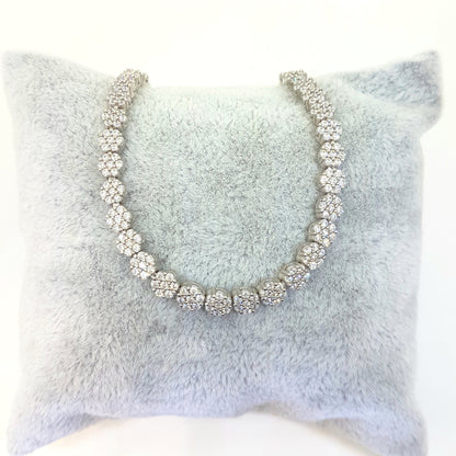 925K sterling silver cz tennis bracelet for mom , Cubic zirconia tennis bracelet, eternity bracelet, handmade jewelry