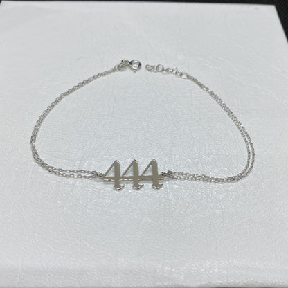 Angel Number Bracelet for Women, Birth Year Bracelet , Personalized Custom Number Date Bracelet ,925 Sterling Silver Lucky Spiritual Jewelry