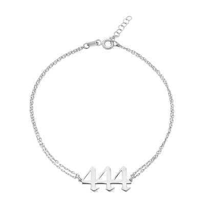 Angel Number Bracelet for Women Birth Year Bracelet , Personalized Custom Number Date Bracelet ,925 Sterling Silver Lucky Spiritual Jewelry