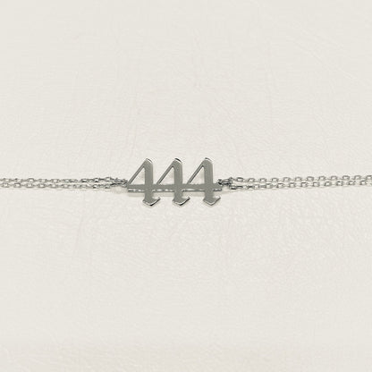 Angel Number Bracelet for Women, Birth Year Bracelet , Personalized Custom Number Date Bracelet ,925kt Sterling Silver Lucky Spiritual Jewelry