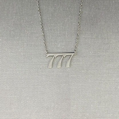 Angel Number Necklace for Women , Spiritual Jewelry , Birth Year Necklace , Personalized Custom Number Date Necklace , 925 Sterling Silver