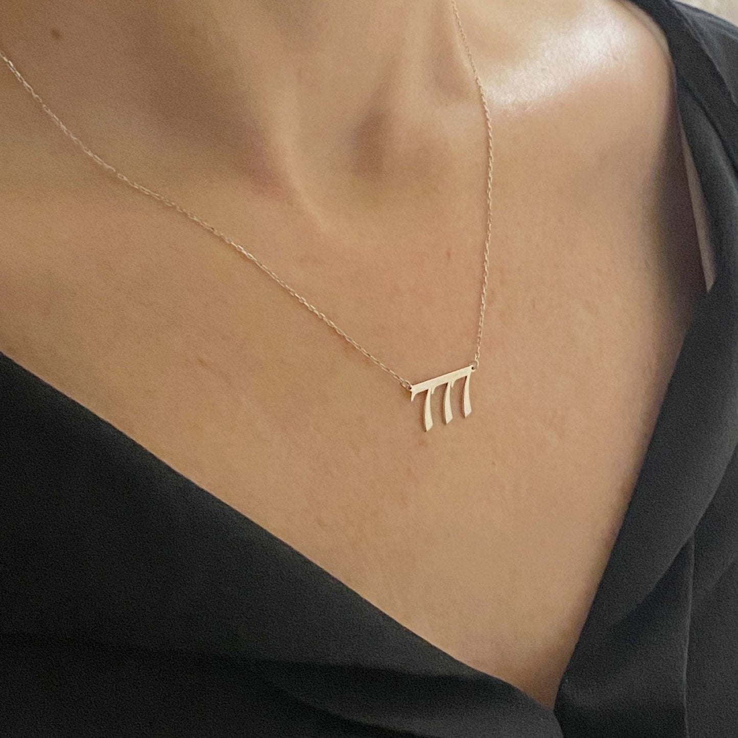 Angel Number Necklace for Women , Spiritual Jewelry , Birth Year Necklace ,Personalized Custom Number Date Necklaces , 925 Sterling Silver