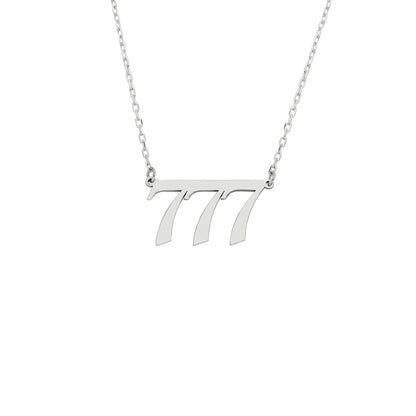 Angel Number Necklace for Women , Spiritual Jewelry , Birth Year Necklace , Personalized Custom Number Date Necklaces , 925 Sterling Silver