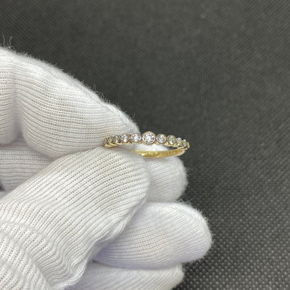 Dainty CZ Stacking Ring, 14K Real Solid Gold CZ Ring for Women ,14K Gold Stackable Ring ,Gold dainty Ring, CZ Ring ,Cubic Zirconia Ring