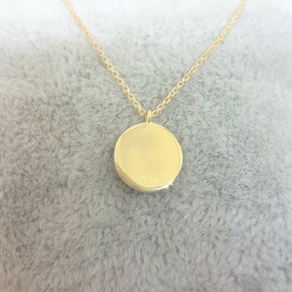 Evil Eye Mother of Pearl Necklace Lucky Luck Nazar Protection For Women 14K Yellow Gold Round Pendant Jewelry