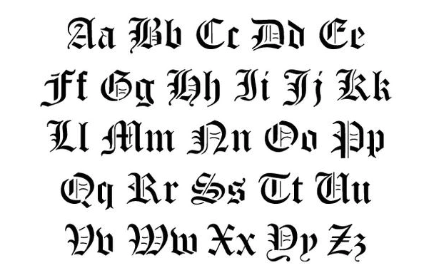 Old English name necklace, gold old english nameplate necklace , 925k old English name necklace for women