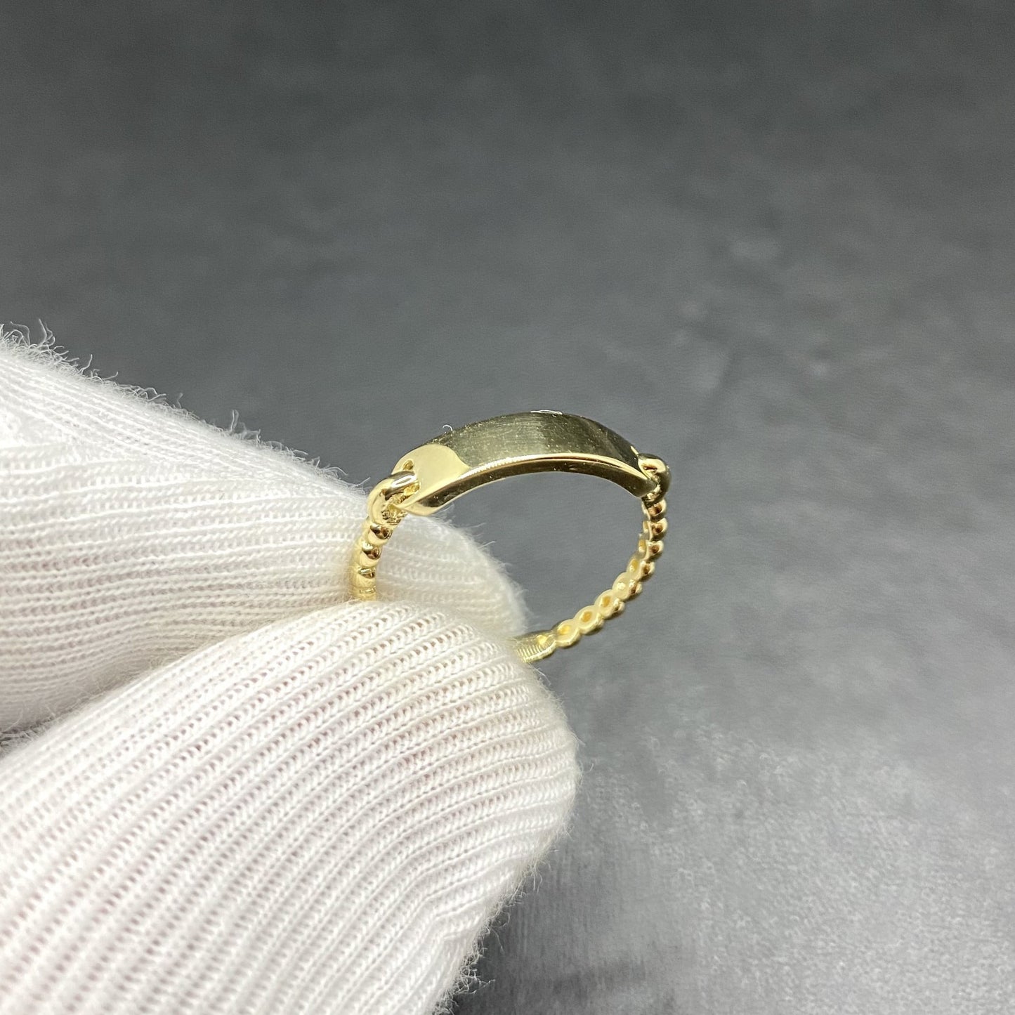 Personalized Ring , 14K Real Solid Gold Custom Name Ring for Women, Dainty Ring Gold , Personalized Gifts ,Engraved Ring ,Custom Date Ring