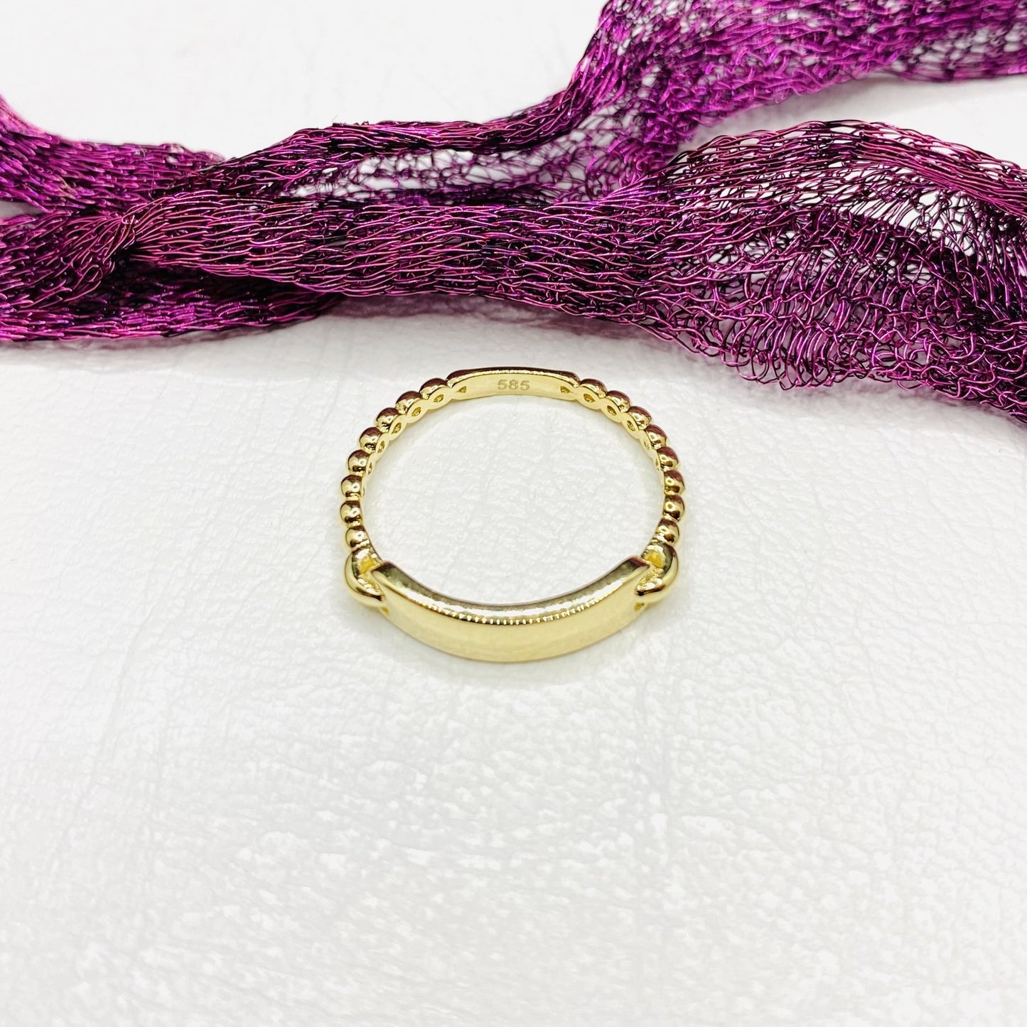 Personalized Ring , 14K Solid Gold Custom Name Ring for Women, Dainty Ring Gold , Personalized Gifts , Engraved Ring , Custom Date Ring (copy)