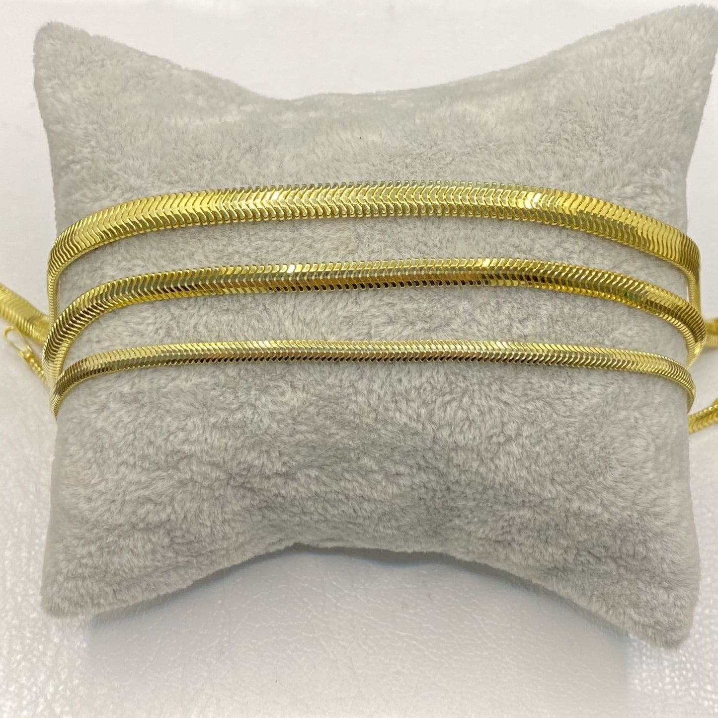 14K Solid Gold Snake Chain Necklace