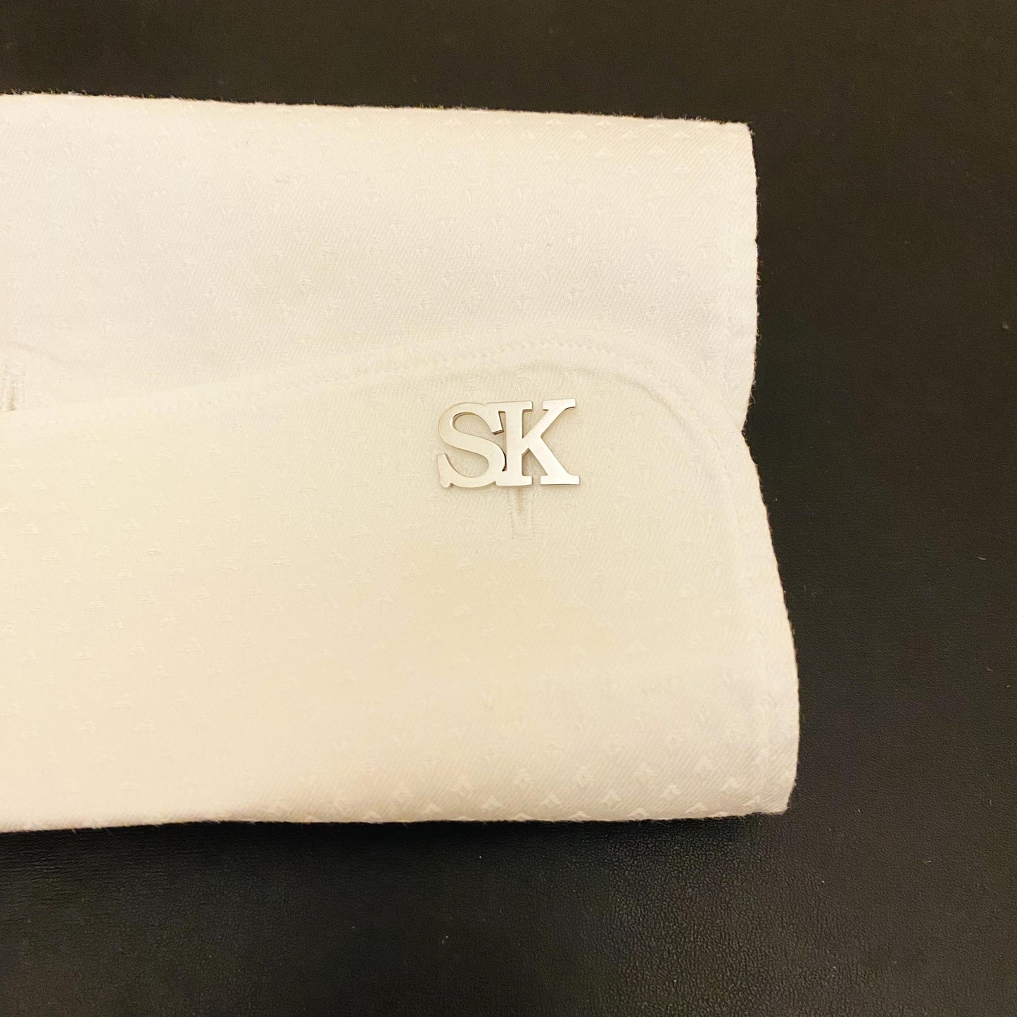 925K Sterling Silver Personalized Cufflinks for Groomsman