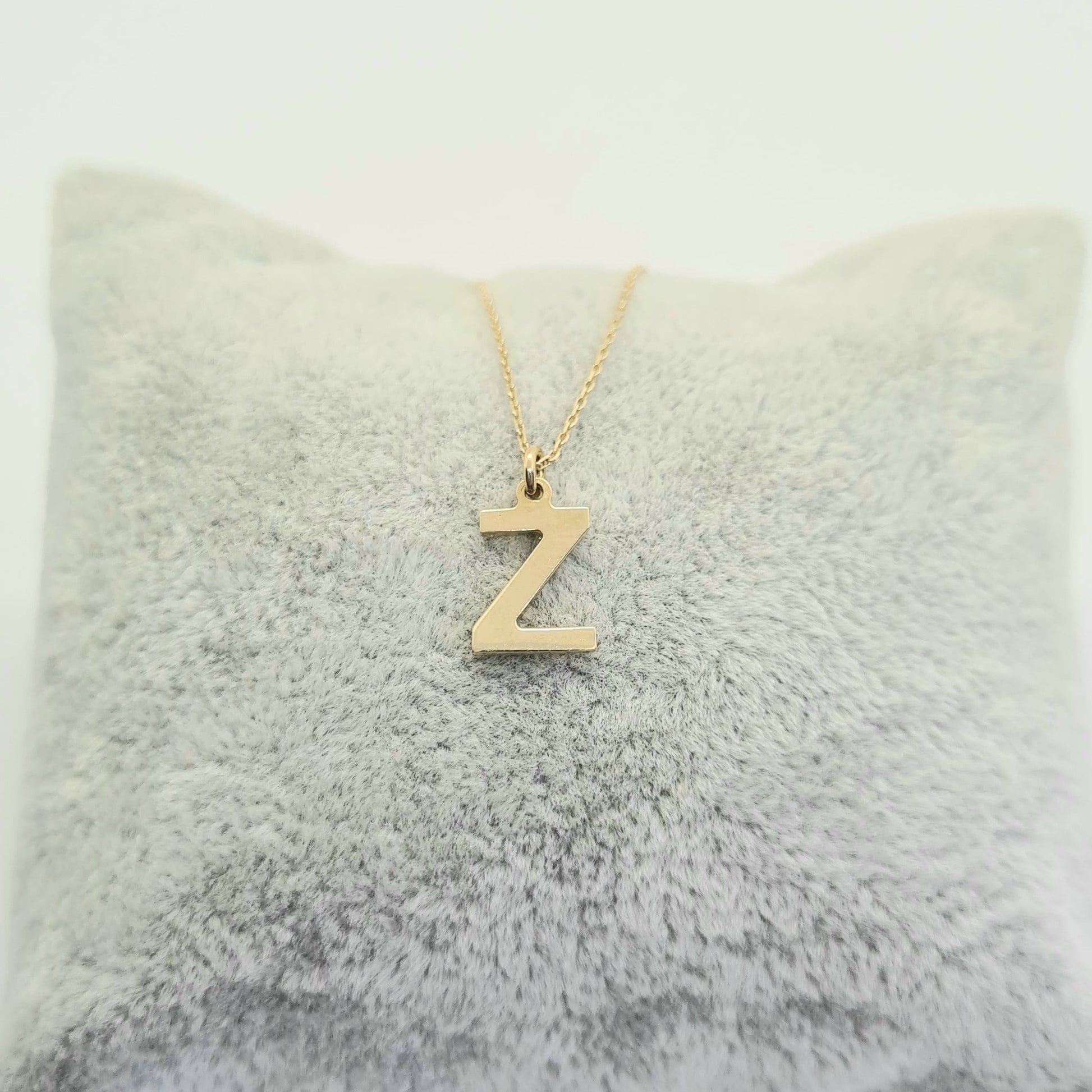 14K Real Solid Gold Initial Necklace , Personalized Gifts , Initial Pendant , Custom Initial Necklace Gold , Gold Letter Necklace for Women