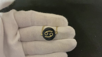 14K Real Solid Gold Zodiac Bracelet for Women