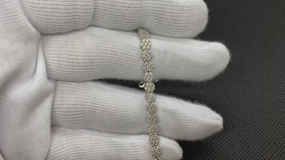 925K Sterling Silver Tennis Bracelet for Women