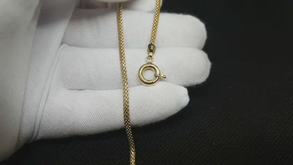 14K Real Solid Gold Herringbone Bracelet for Women