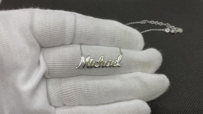 925K Sterling Silver Personalized Custom Name Necklace for Women