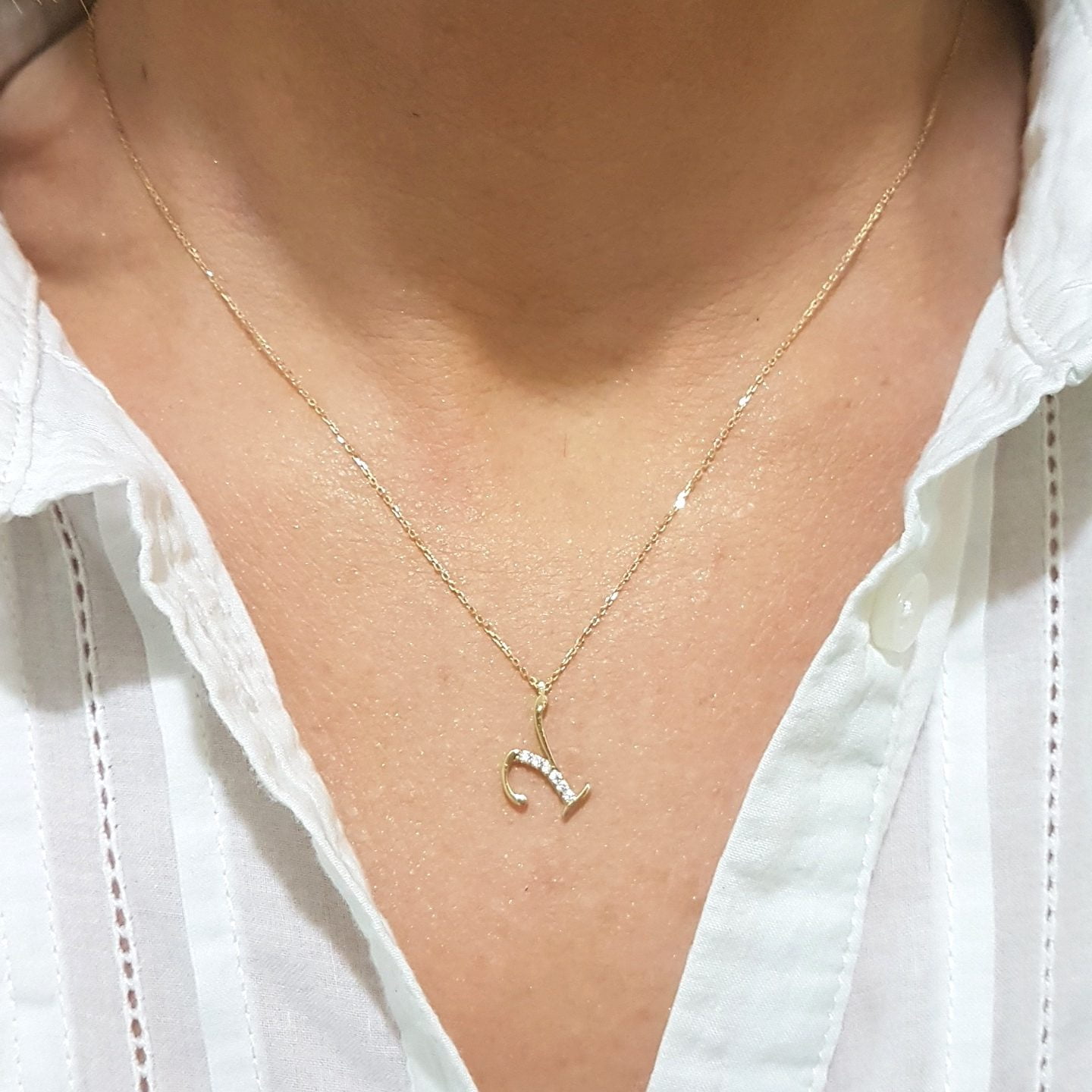 Alphabet Necklace / Shop 26 initial necklaces for each letter in the ...