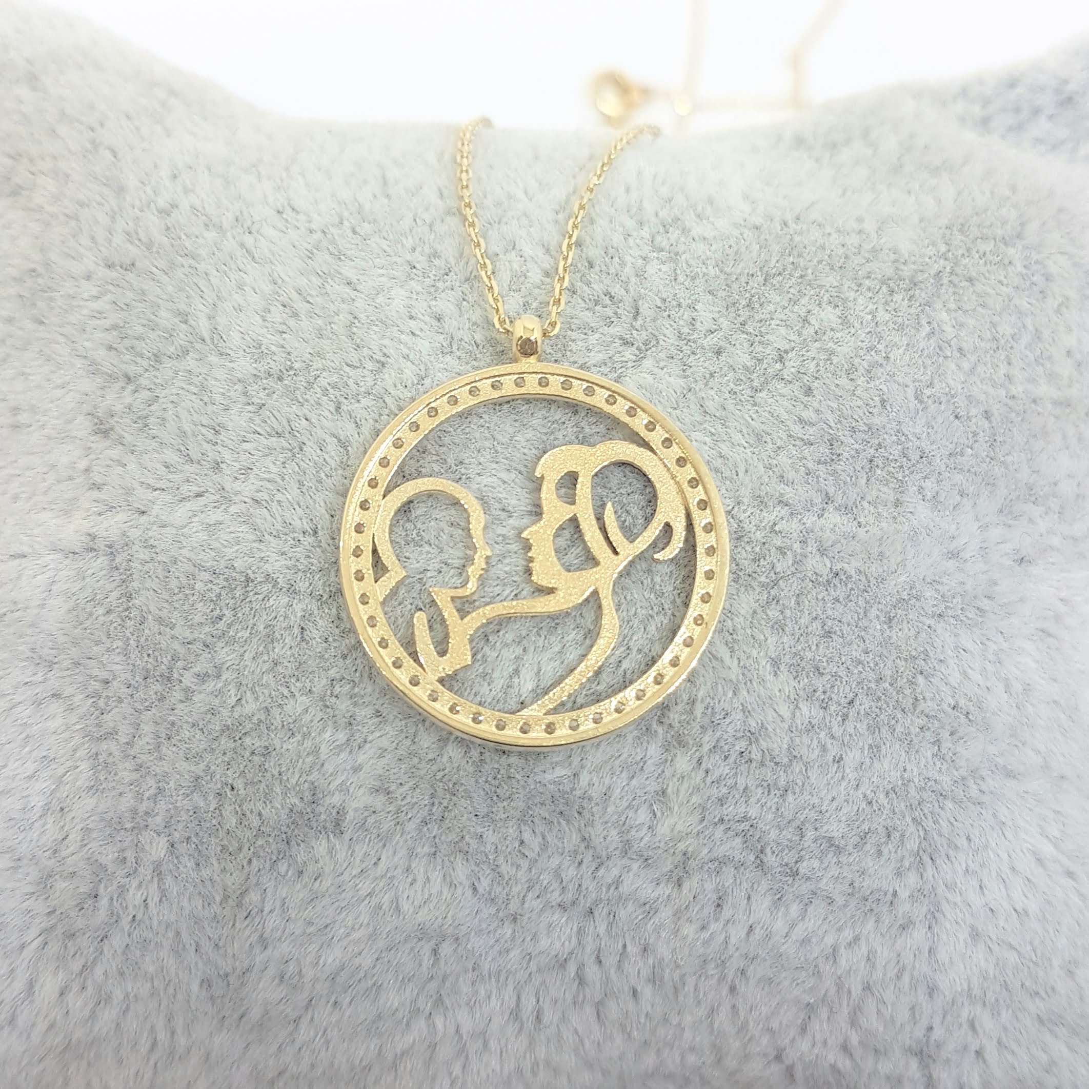 Mother and Son Gift Necklace: Gift for Mom from Son, Mother's Day Gift from  Son, Birthday Gift from Son, Jewelry Present, 2 Interlocking Circles - Dear  Ava