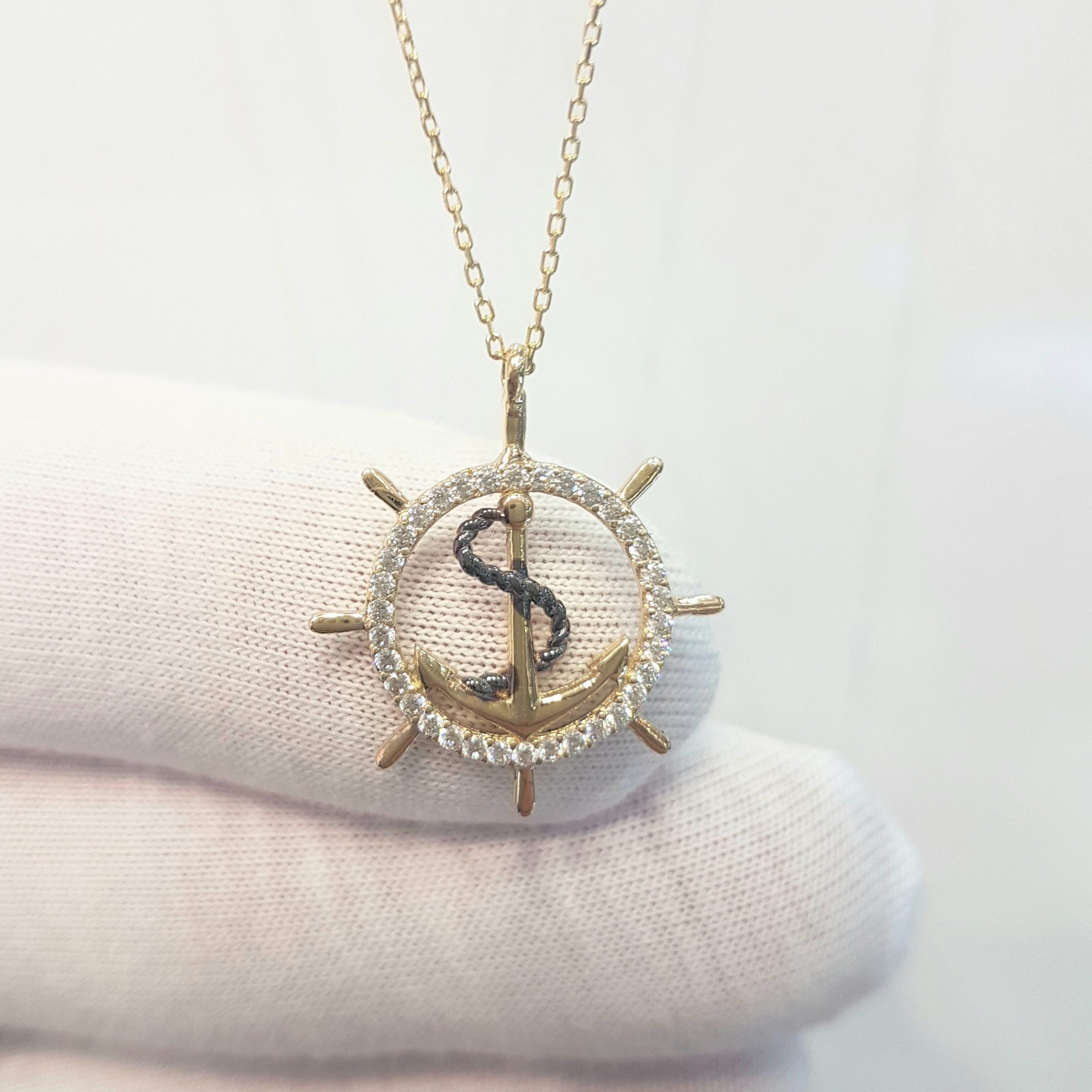 Sailor's Delight Diamond Pendant: Exquisite Nautical Design, Dazzling  Diamond Accent – Splendid Jewellery