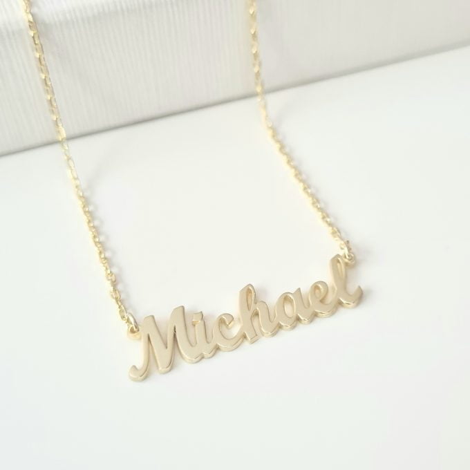 Custom Name Necklace , Modern Name Necklace , Family Necklace , Custom Necklace , Personalized Name Necklace, Name Necklace for Women