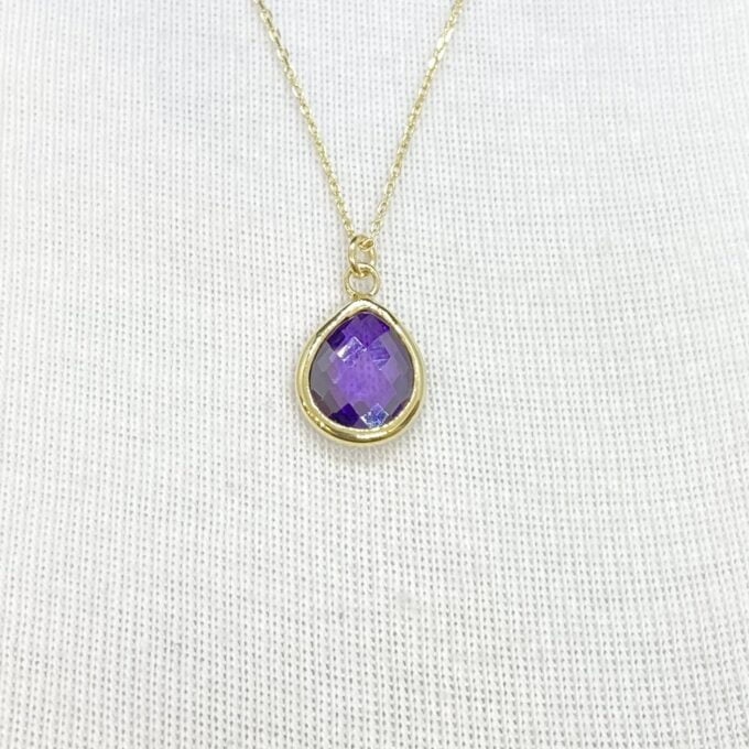 14K Solid Gold June Birthstone Necklace for Women, Alexandrite Birthstone , Personalized Gifts for mom ,Christmas Gift,Birthstone Jewelry