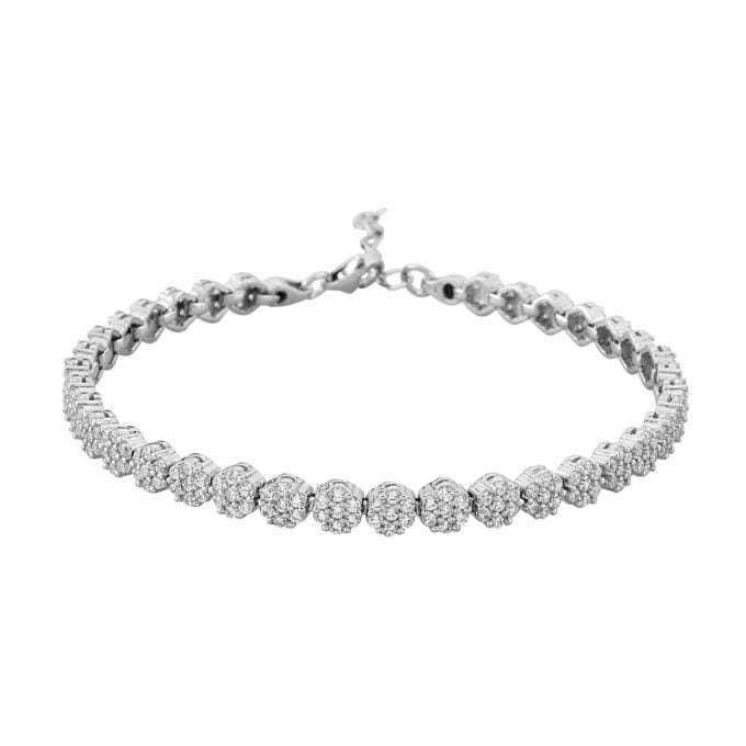 925K Sterling Silver CZ tenniz bracelet for women, best birthday gift christmas xmas