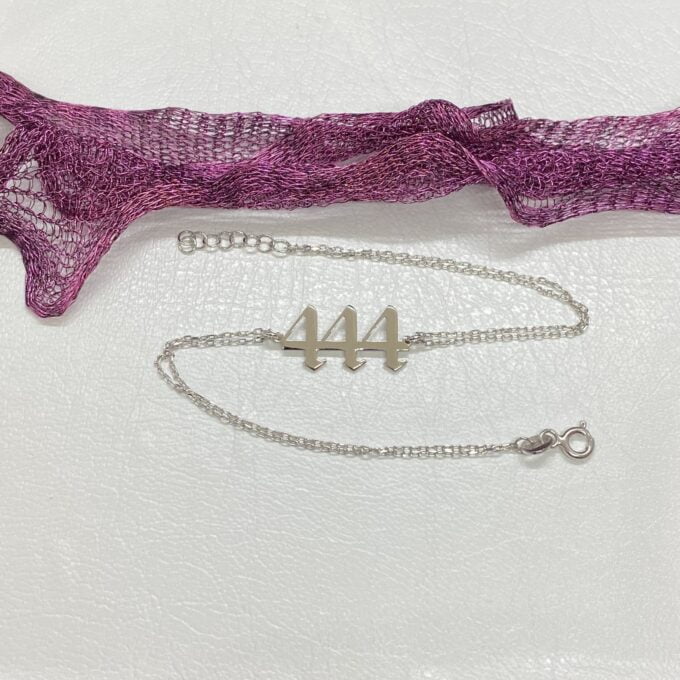 Angel Number Bracelet for Women, Birth Year Bracelet , Personalized Custom Number Date Bracelet ,925K Sterling Silver Lucky Spiritual Jewelry